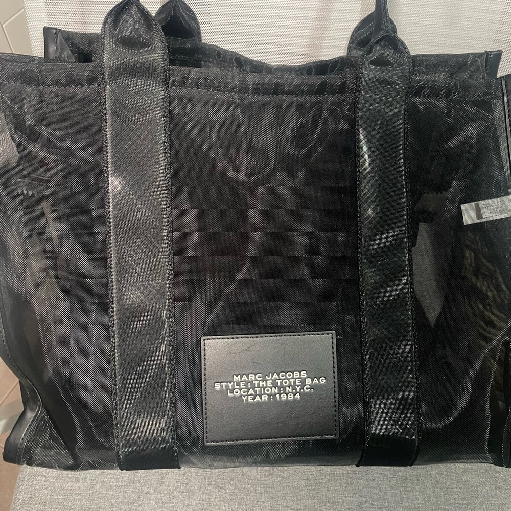 Marc Jacobs Black Nylon Tote Bag